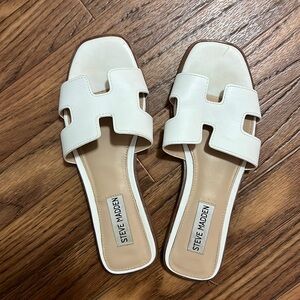 Steve Madden Hayden Sandal Size 6 White